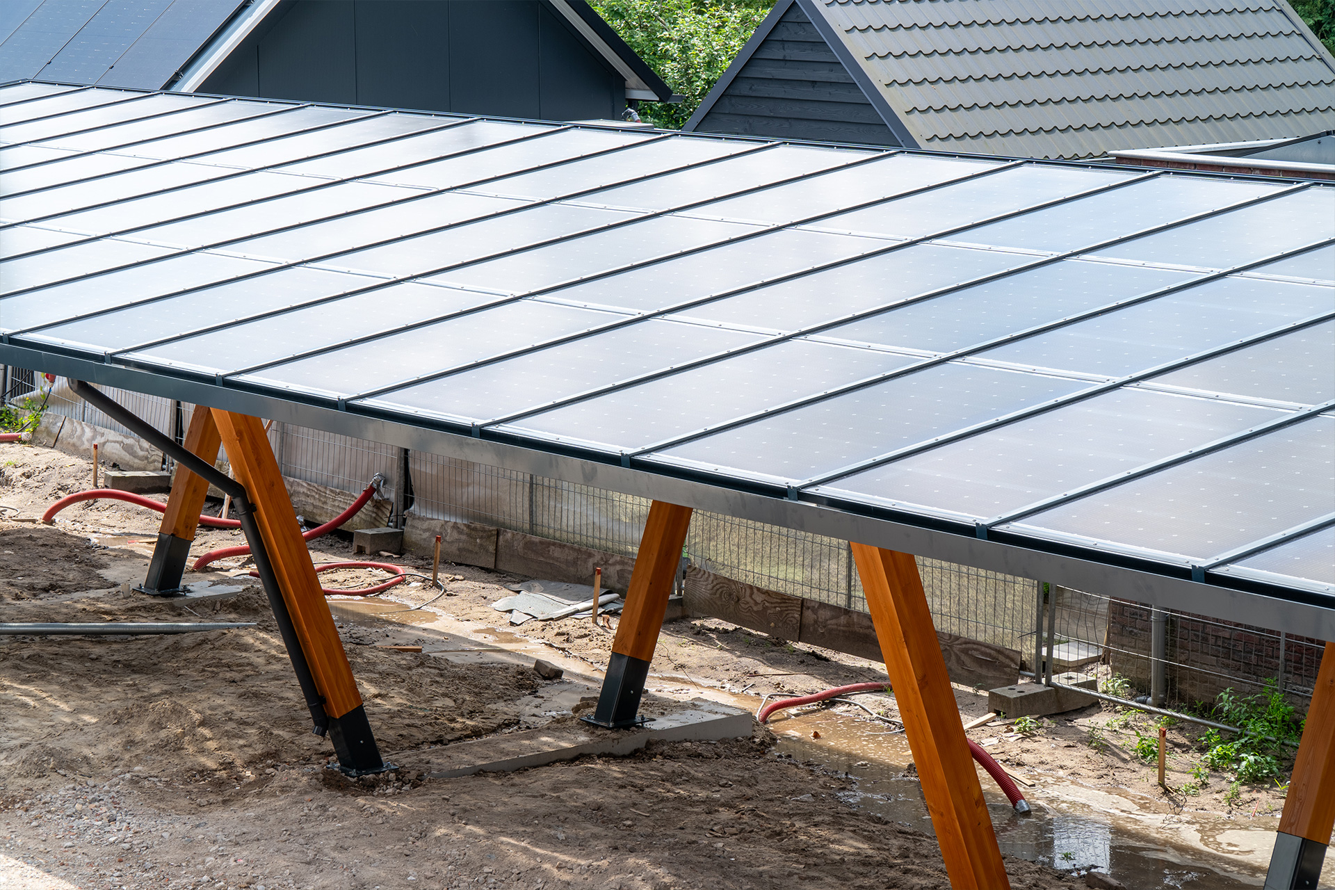 Solar carport in Nunspeet